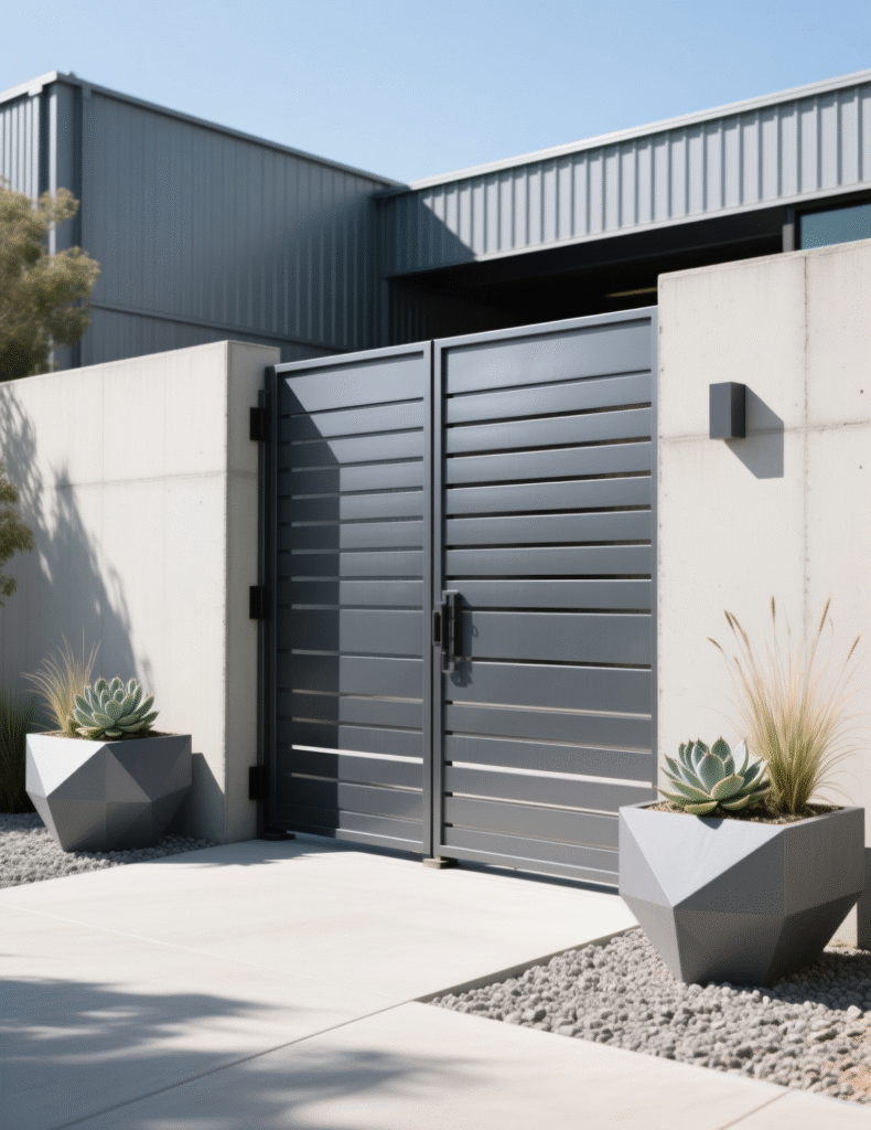 20+ Beautiful Metal Garden Gates That Add Personality