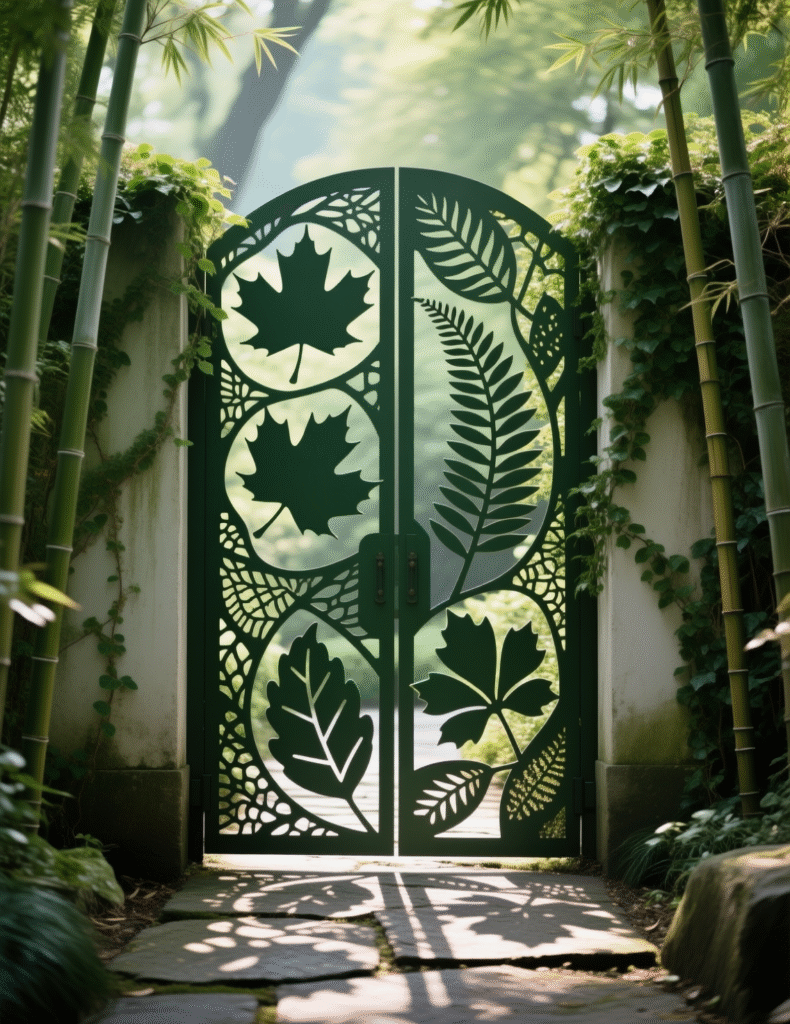 20+ Beautiful Metal Garden Gates That Add Personality