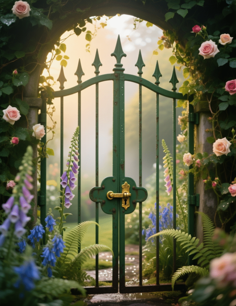20+ Beautiful Metal Garden Gates That Add Personality
