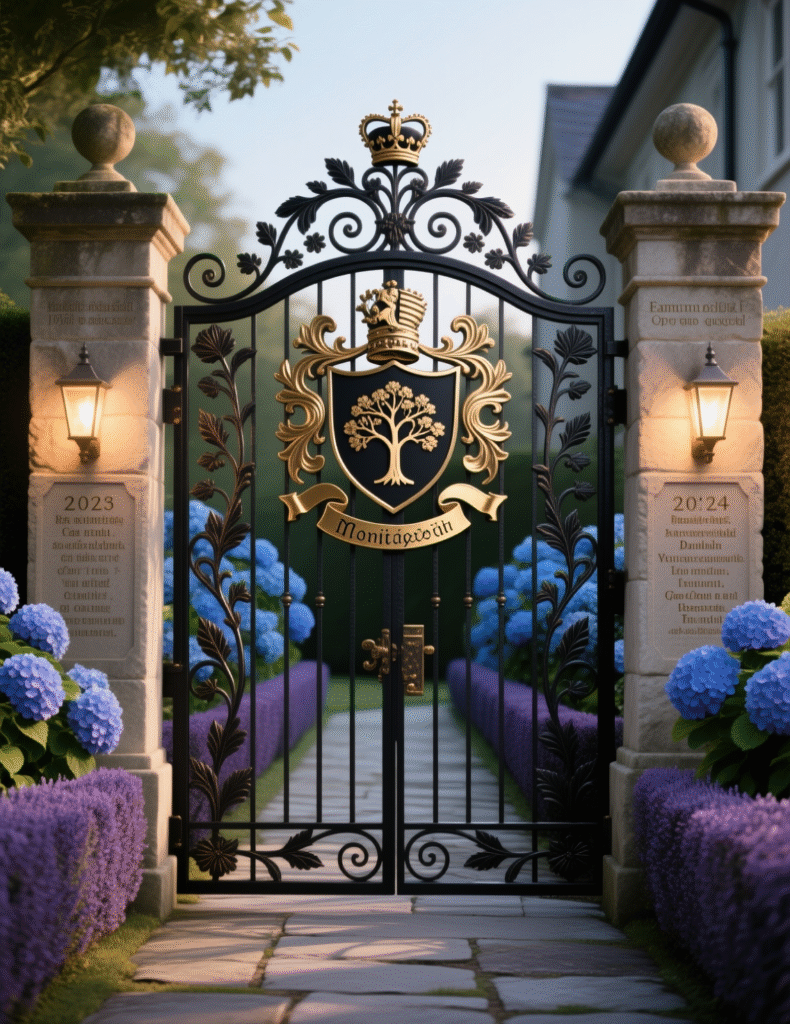 20+ Beautiful Metal Garden Gates That Add Personality