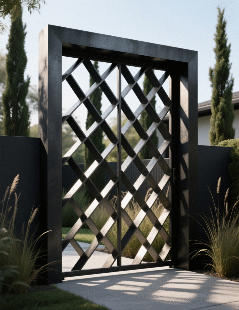 20+ Beautiful Metal Garden Gates That Add Personality
