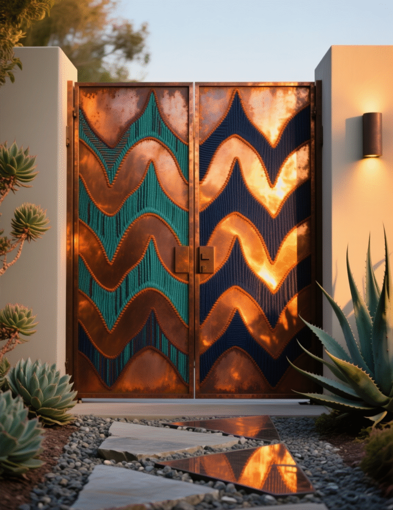 20+ Beautiful Metal Garden Gates That Add Personality