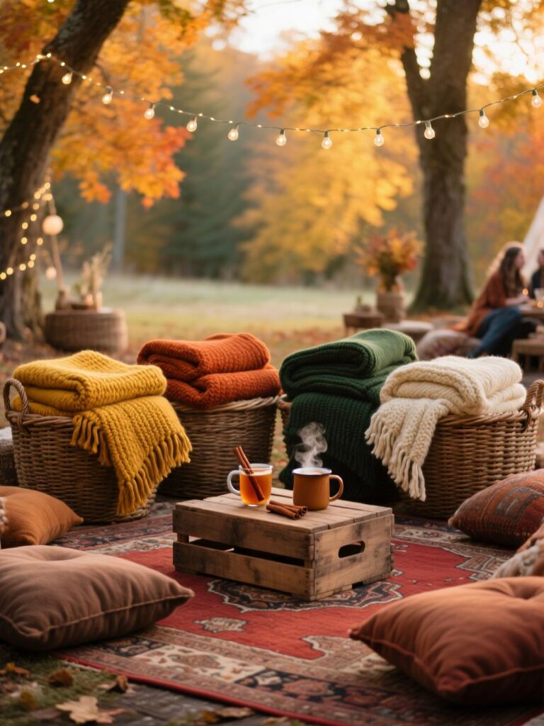 20+ Boho Autumn Wedding Decor Ideas