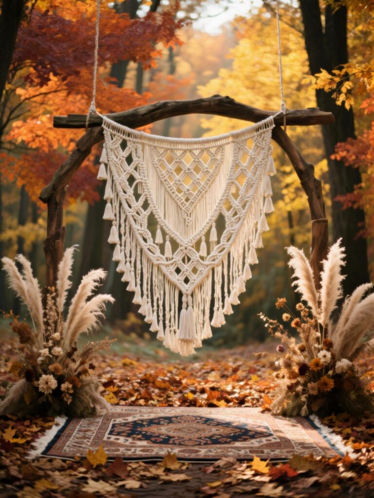 20+ Boho Autumn Wedding Decor Ideas