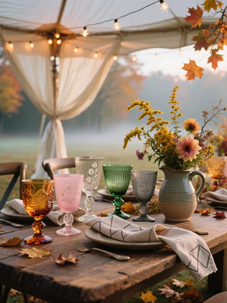 20+ Boho Autumn Wedding Decor Ideas