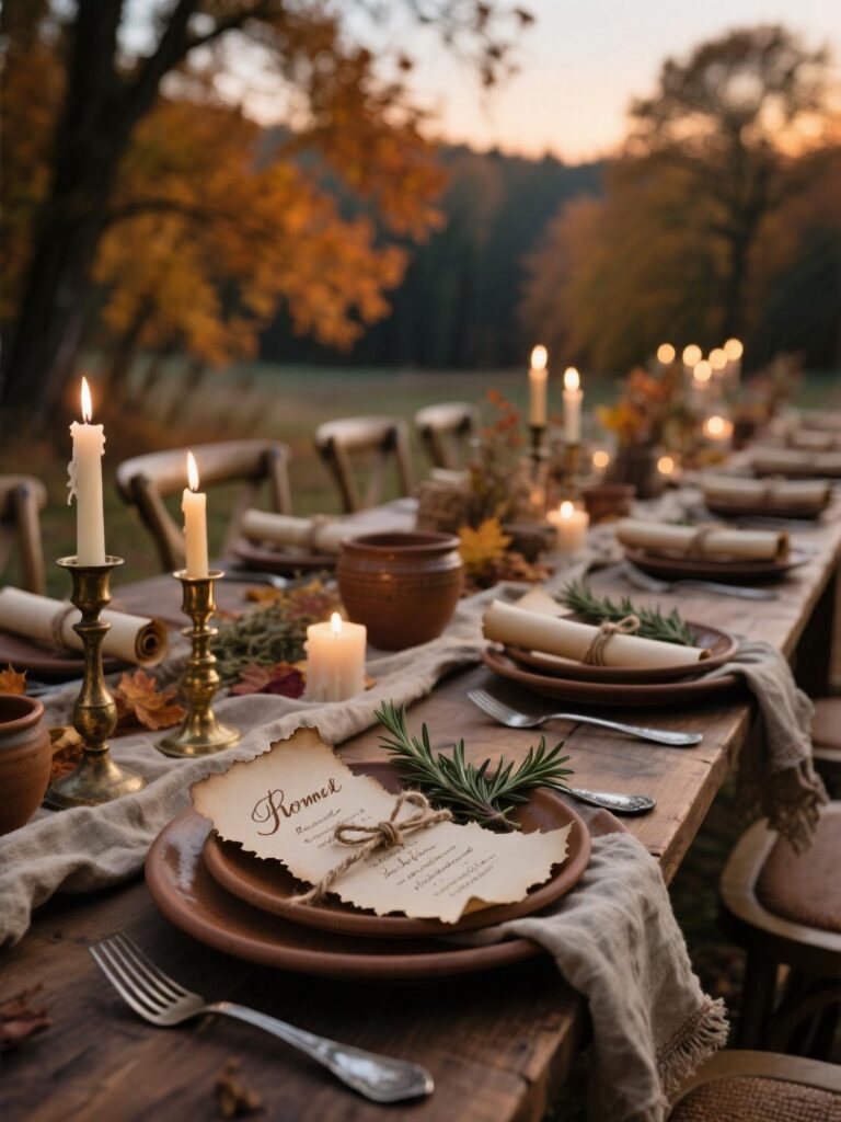 20+ Boho Autumn Wedding Decor Ideas