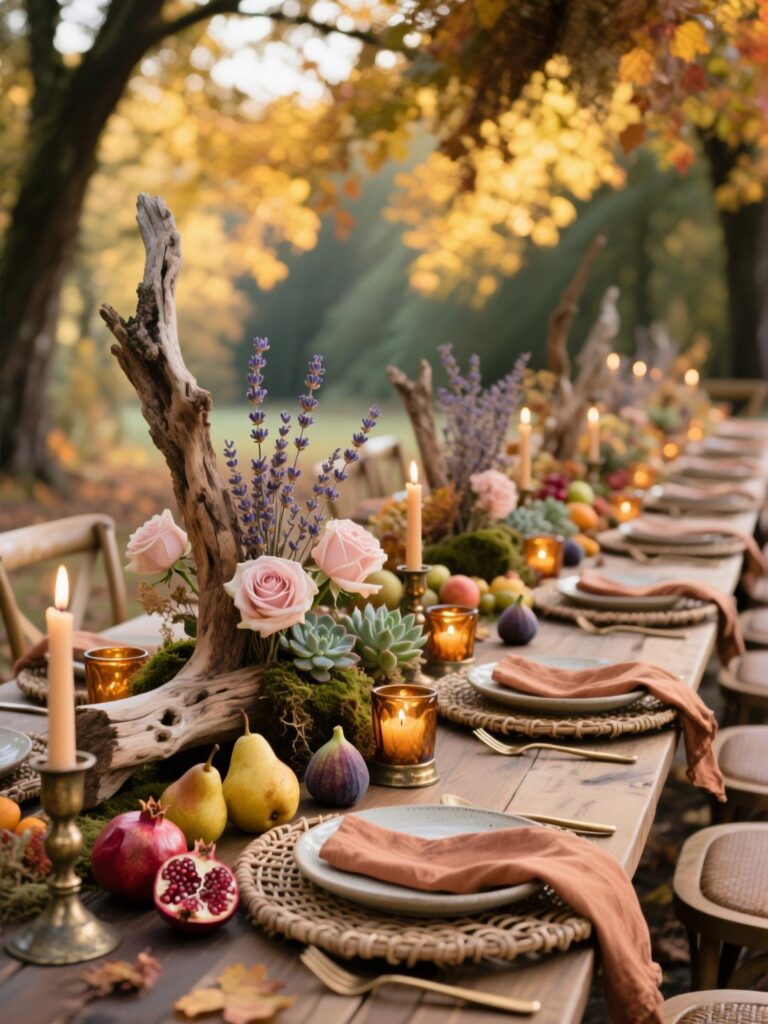 20+ Boho Autumn Wedding Decor Ideas