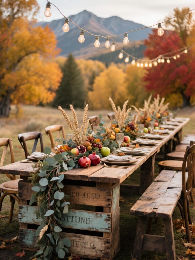 20+ Boho Autumn Wedding Decor Ideas