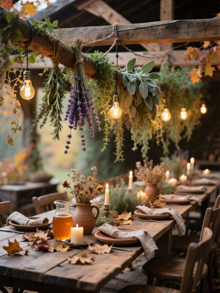 20+ Boho Autumn Wedding Decor Ideas