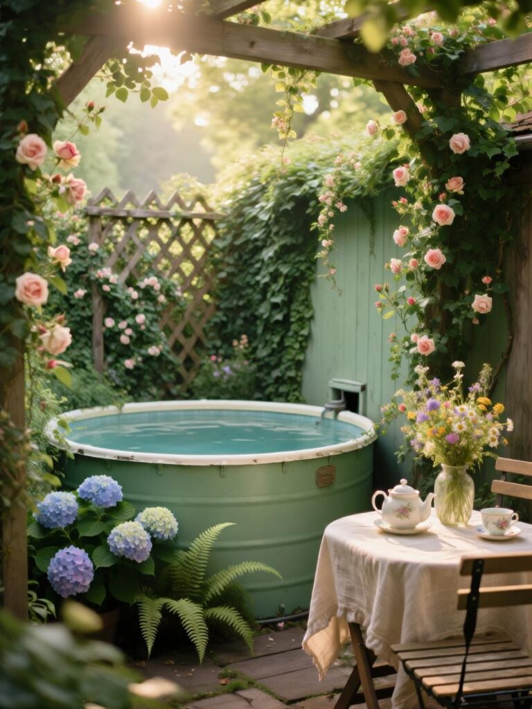 20+ Stock Tank Pool Ideas for A Stylish Backyard