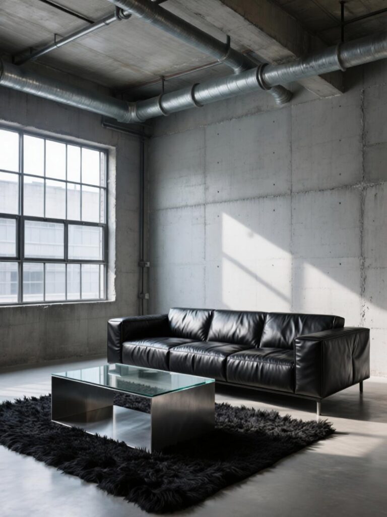 20+ Dramatic Black Sofa Living Room Designs