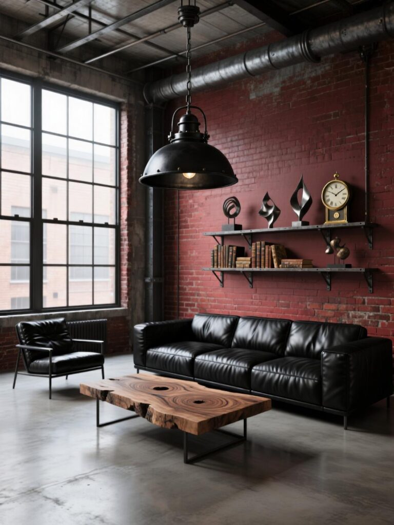 20+ Dramatic Black Sofa Living Room Designs