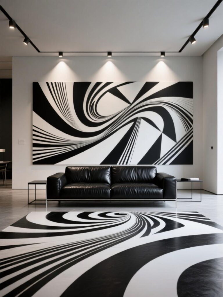 20+ Dramatic Black Sofa Living Room Designs