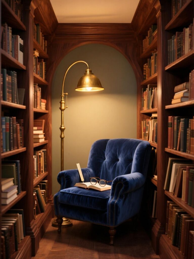 20+ Cozy Home Library Reading Nook Ideas for Book Lovers