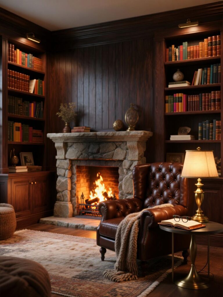 20+ Cozy Home Library Reading Nook Ideas for Book Lovers