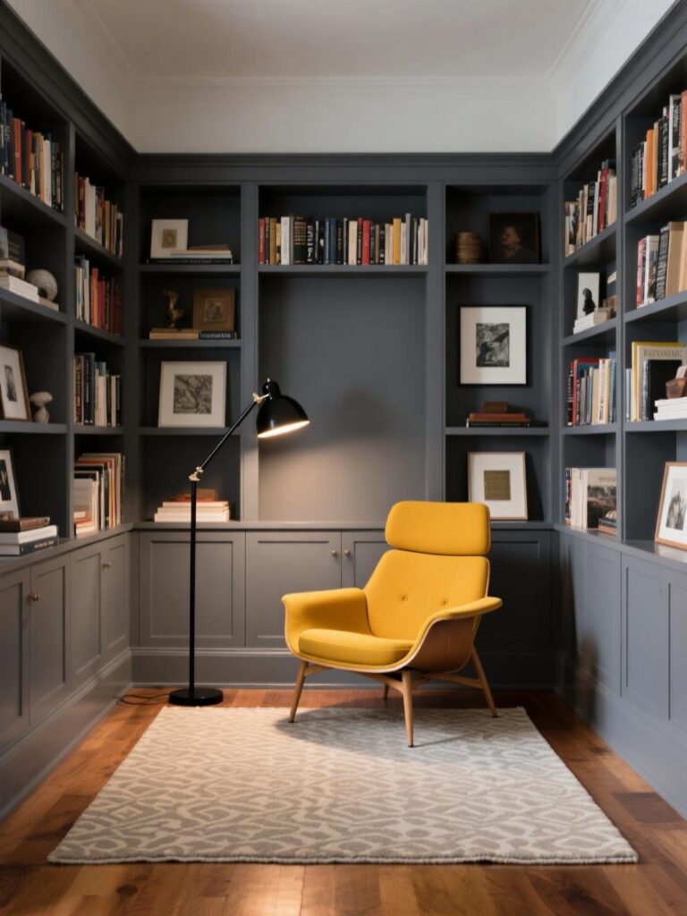20+ Cozy Home Library Reading Nook Ideas for Book Lovers