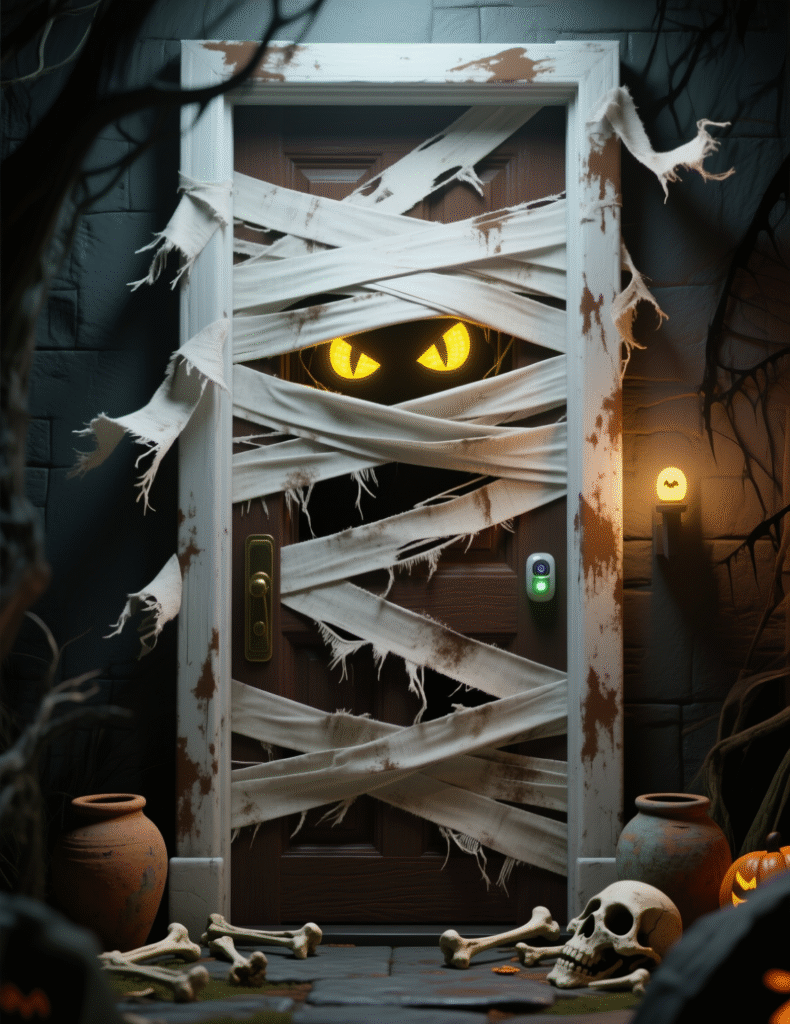 20+ Unique Halloween Door Decorations For a Spooky Entrance