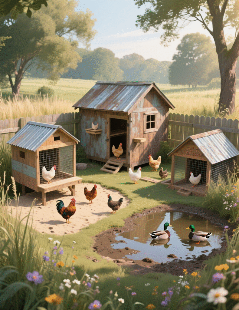 20+ Chicken and Duck Coop Combos Ideas
