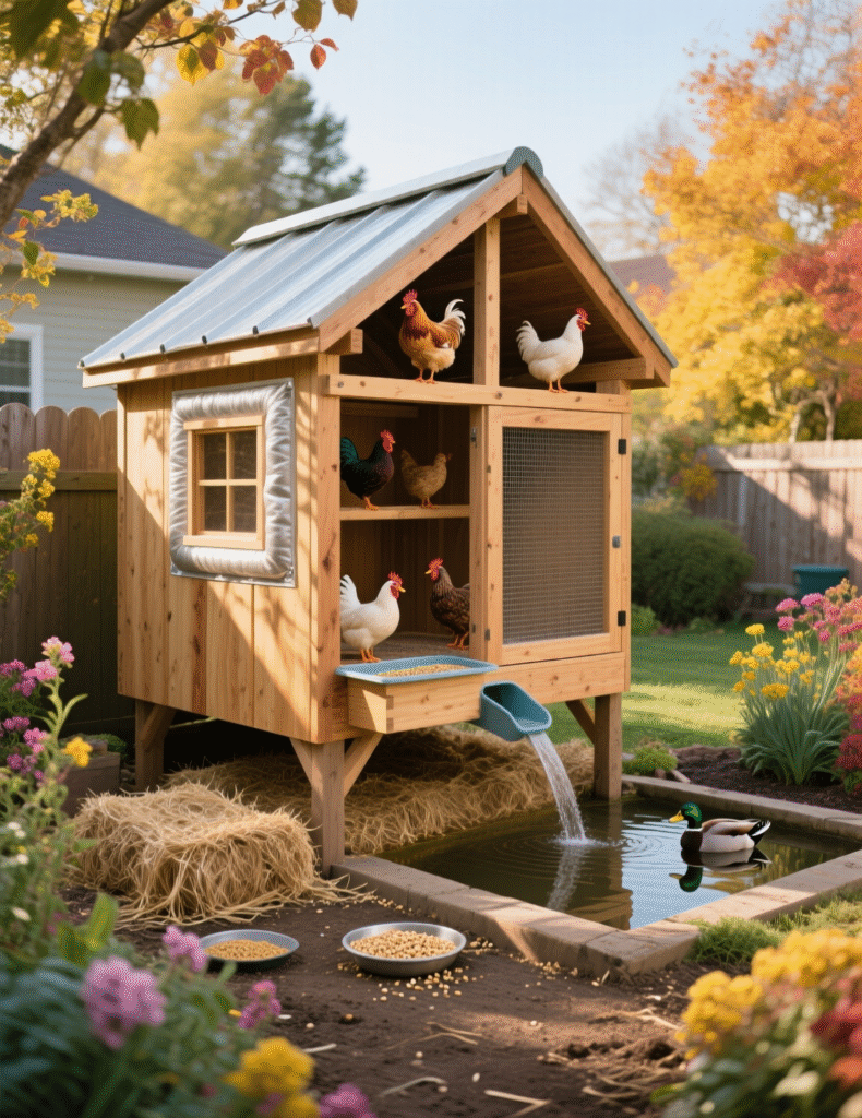20+ Chicken and Duck Coop Combos Ideas