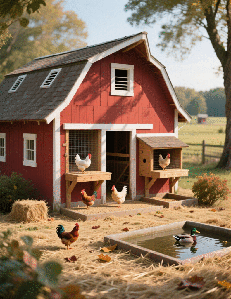 20+ Chicken and Duck Coop Combos Ideas