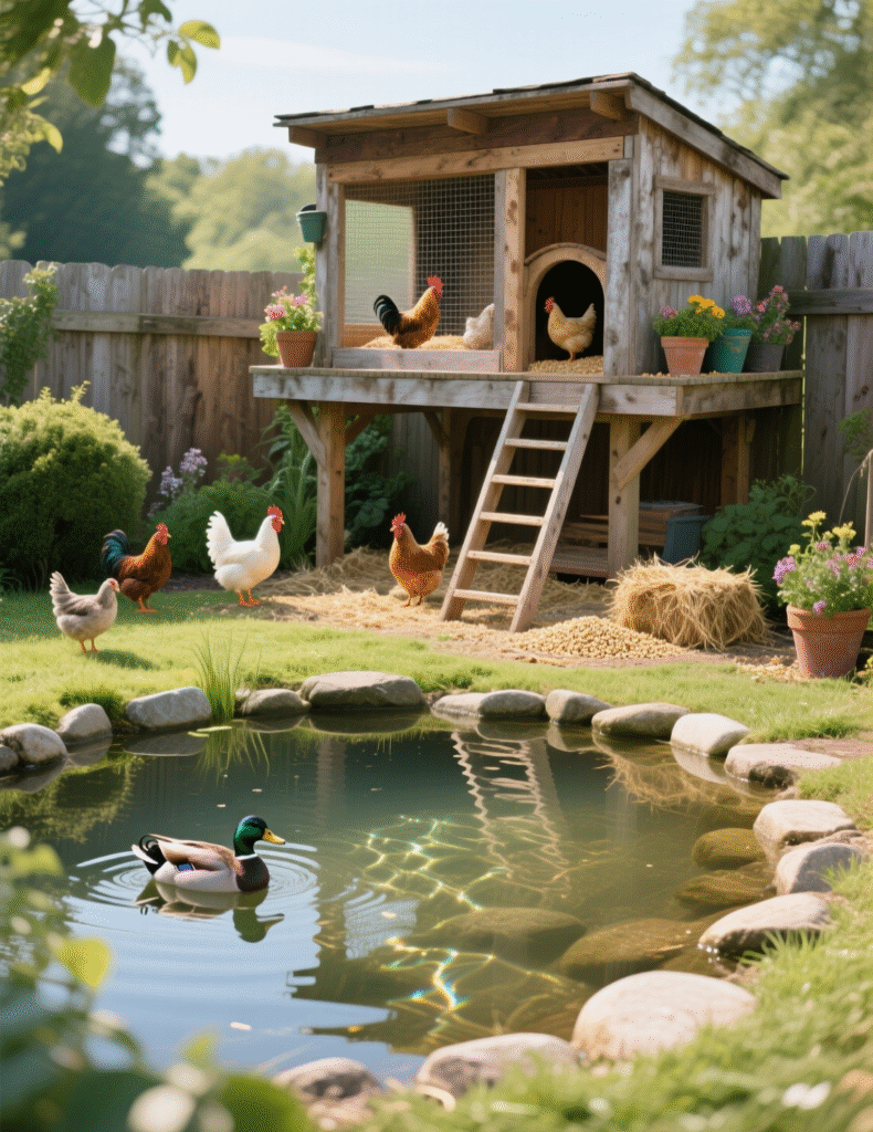 20+ Chicken and Duck Coop Combos Ideas