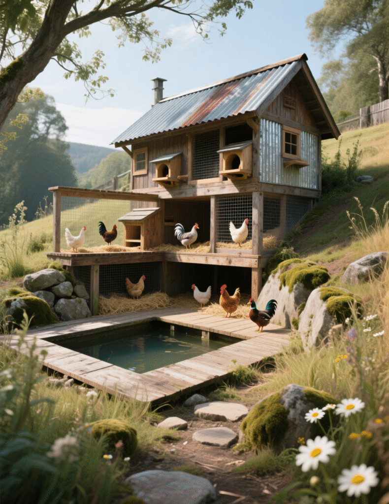 20+ Chicken and Duck Coop Combos Ideas