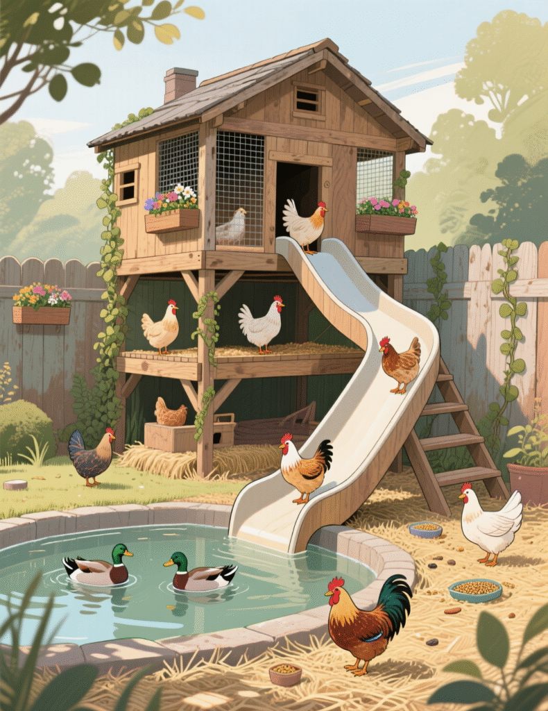 20+ Chicken and Duck Coop Combos Ideas