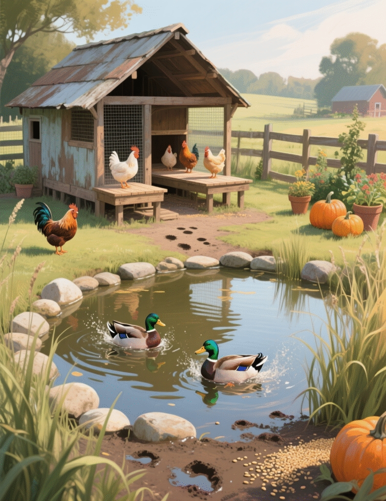 20+ Chicken and Duck Coop Combos Ideas