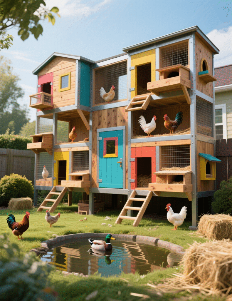 20+ Chicken and Duck Coop Combos Ideas