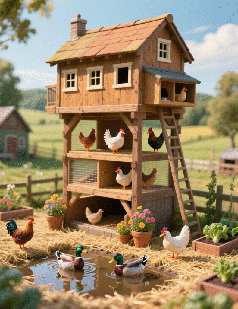 20+ Chicken and Duck Coop Combos Ideas