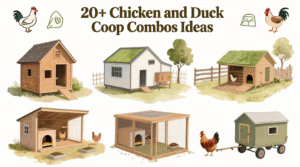 20+ Chicken and Duck Coop Combos Ideas