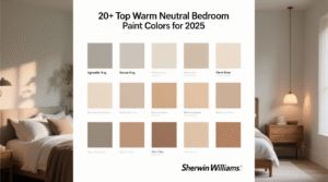 20+ Top Warm Neutral Bedroom Paint Colors for 2025 from Sherwin Williams