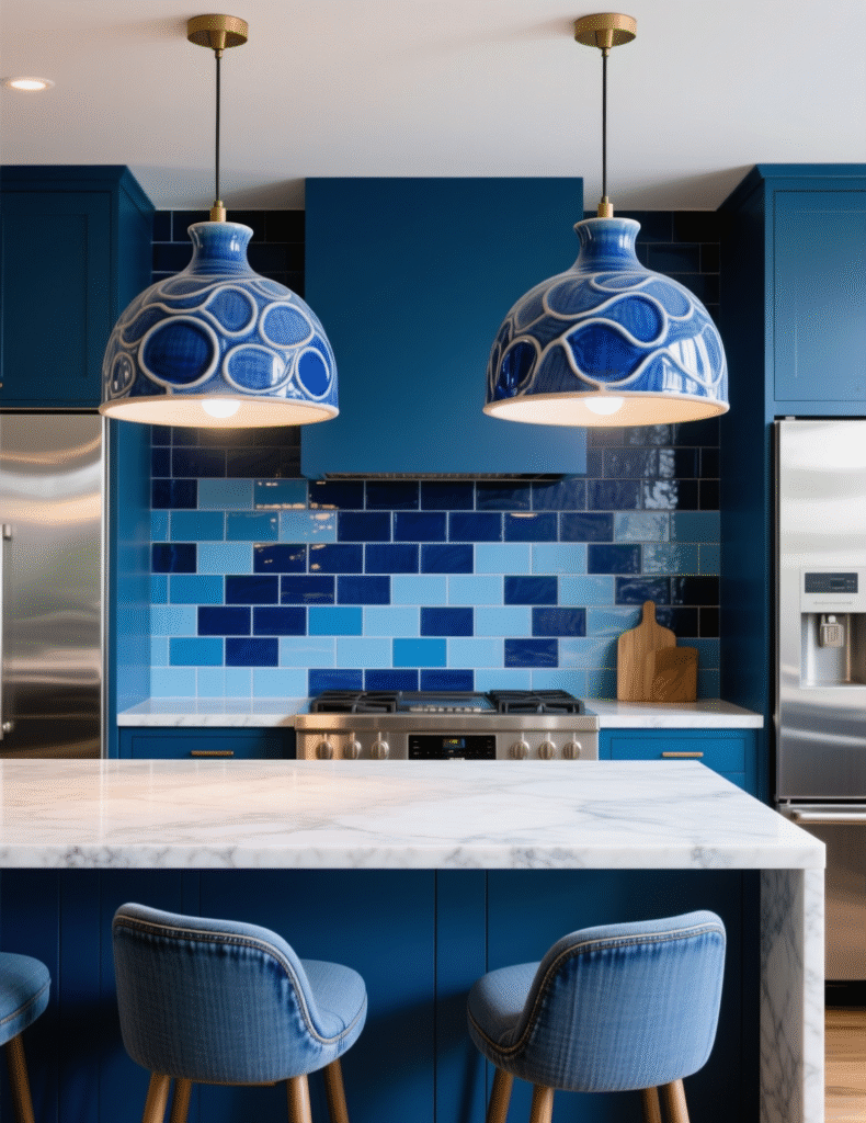 20+ Stunning Pendant Lighting Ideas for Kitchen Islands That Perfectly Repeat Your Color Palette