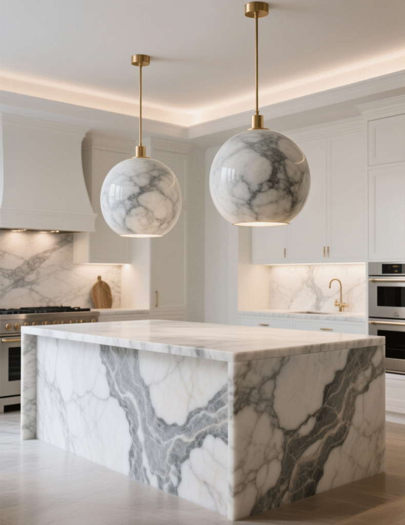 20+ Stunning Pendant Lighting Ideas for Kitchen Islands That Perfectly Repeat Your Color Palette