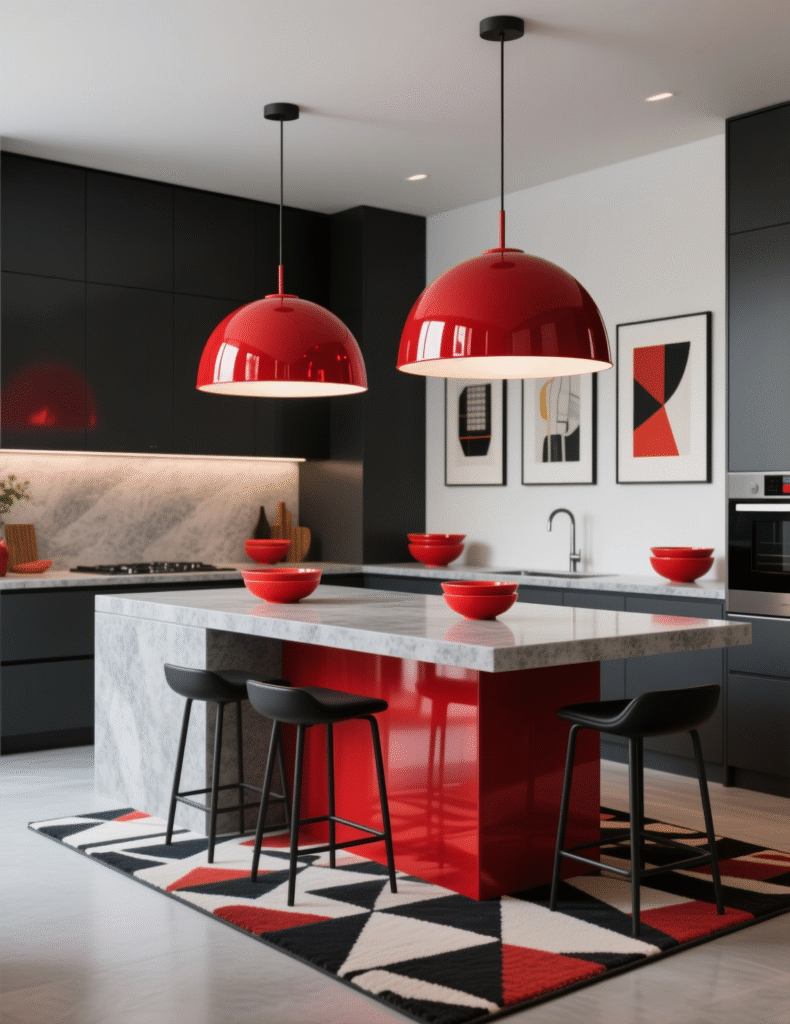 20+ Stunning Pendant Lighting Ideas for Kitchen Islands That Perfectly Repeat Your Color Palette