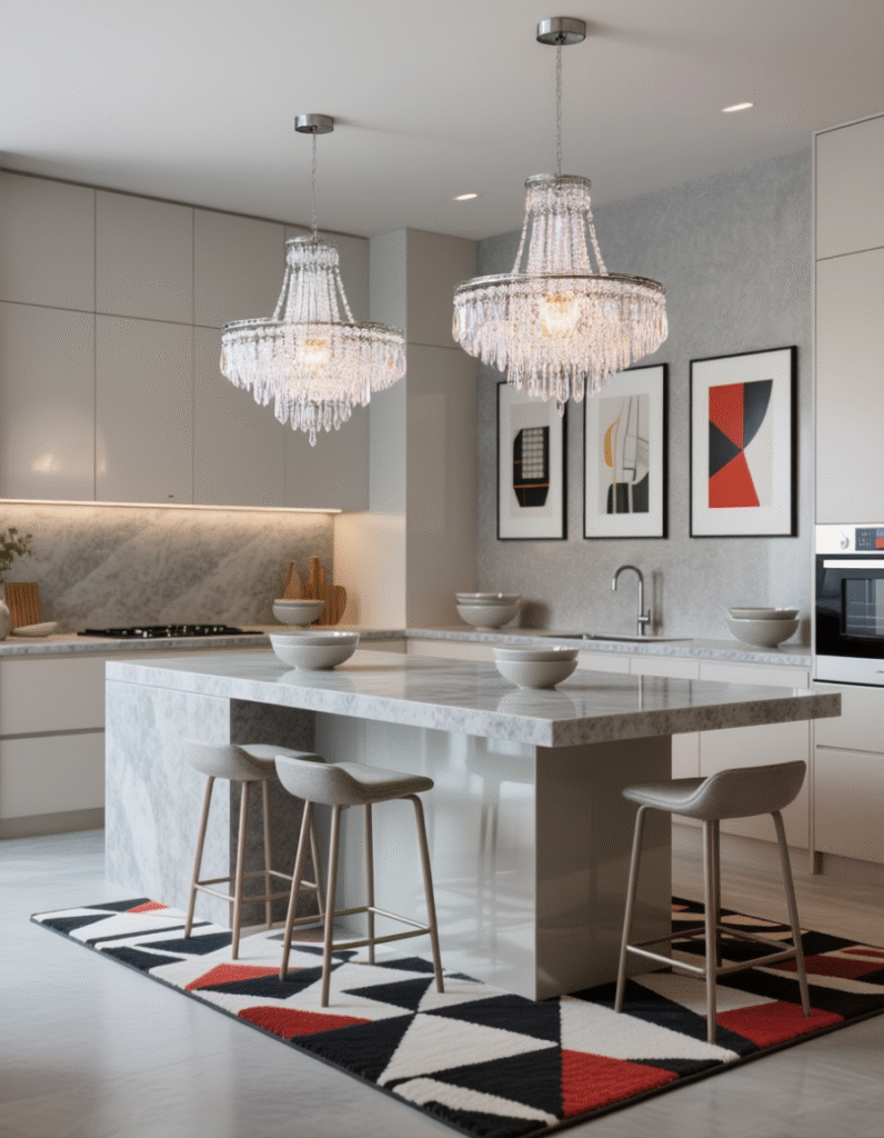 20+ Stunning Pendant Lighting Ideas for Kitchen Islands That Perfectly Repeat Your Color Palette