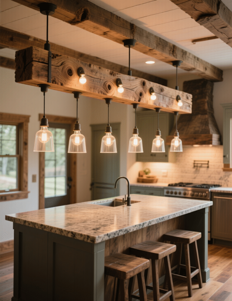 20+ Stunning Pendant Lighting Ideas for Kitchen Islands That Perfectly Repeat Your Color Palette