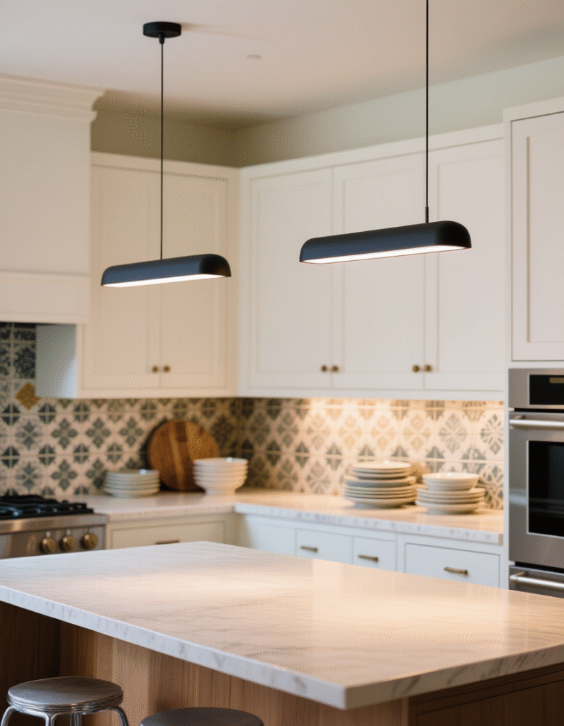 20+ Stunning Pendant Lighting Ideas for Kitchen Islands That Perfectly Repeat Your Color Palette