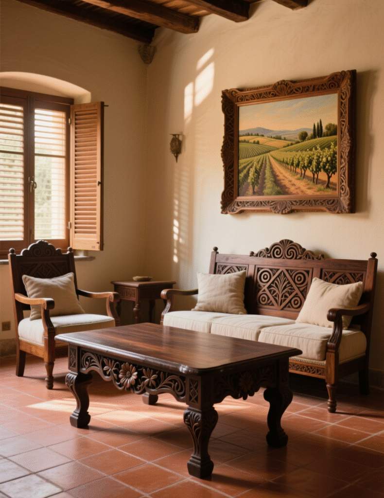 20+ Captivating Tuscan Living Room Decor Ideas That Deliver Italian Sunlight
