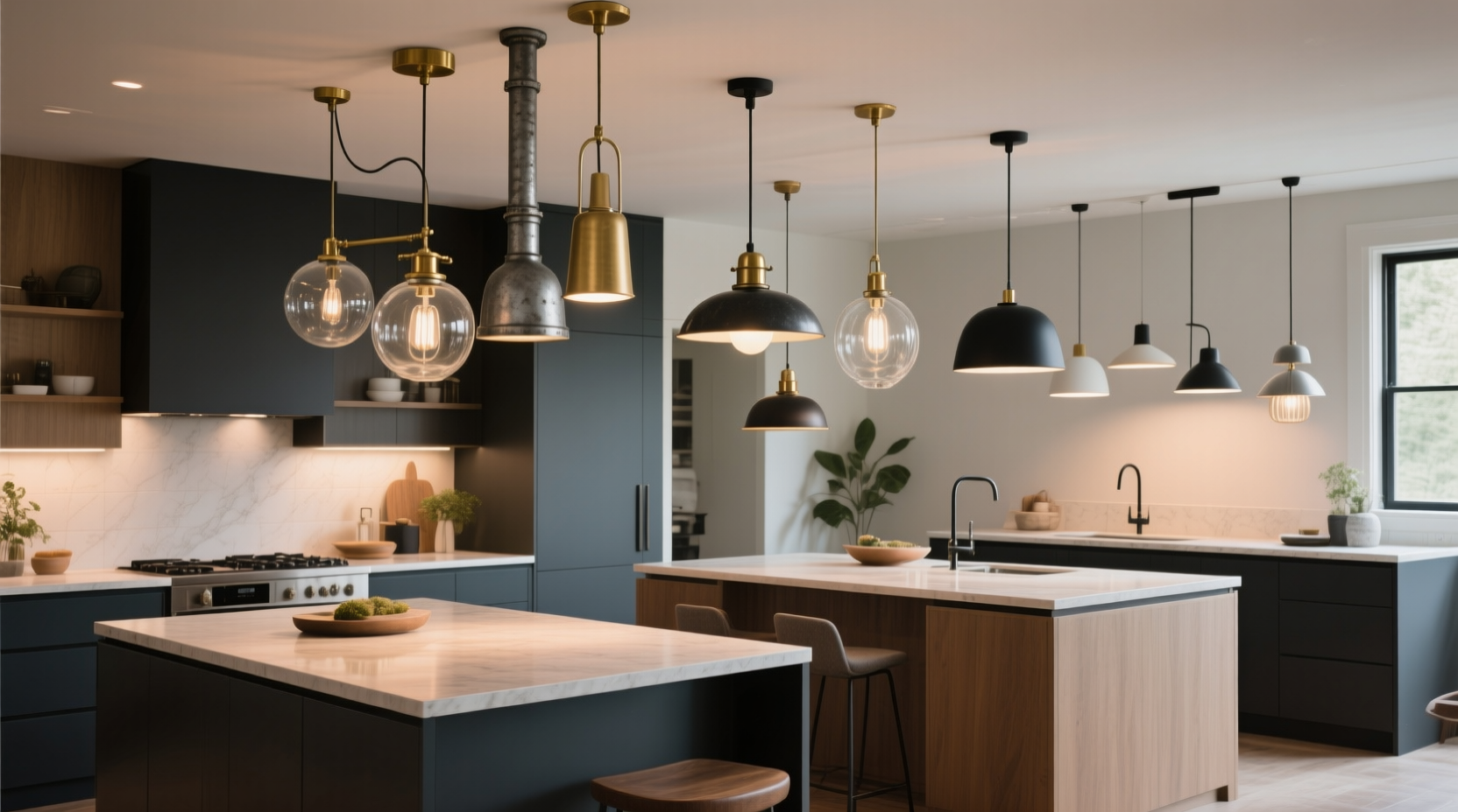 20+ Stunning Pendant Lighting Ideas for Kitchen Islands That Perfectly Repeat Your Color Palette