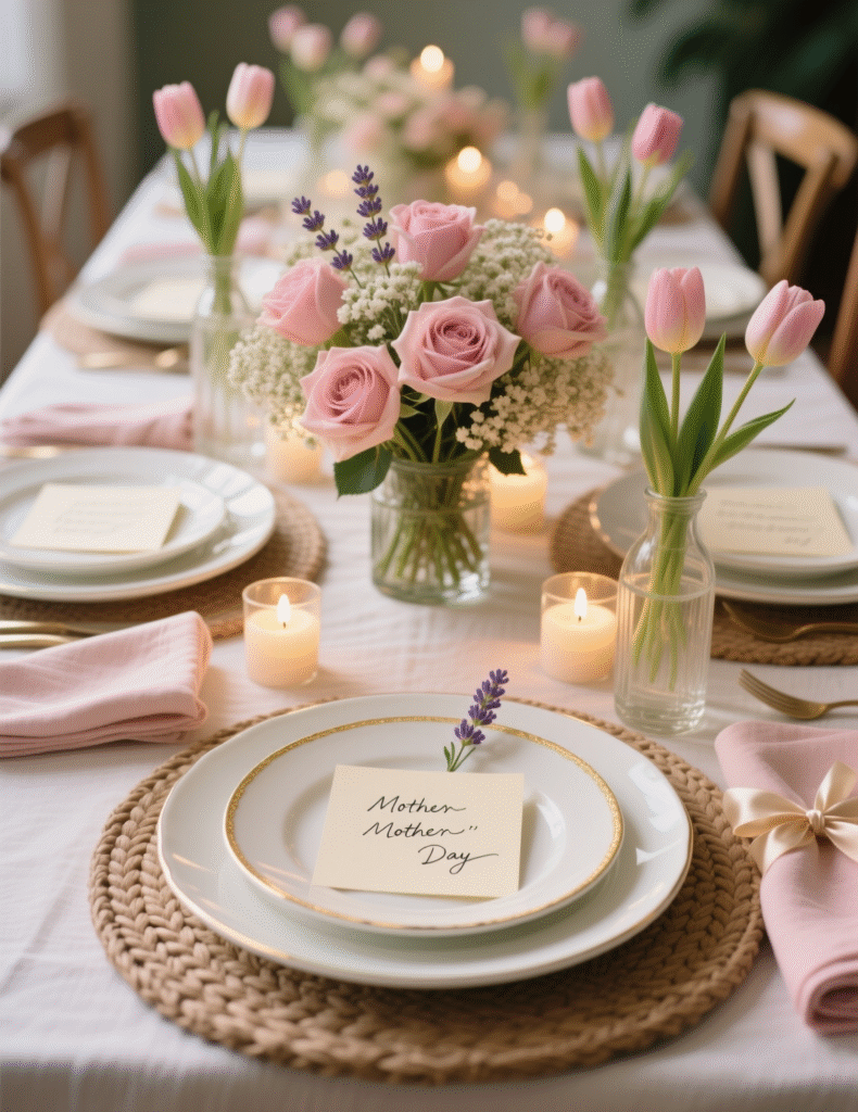 20+ Picture-Perfect Mother’s Day Dining Table Decorations