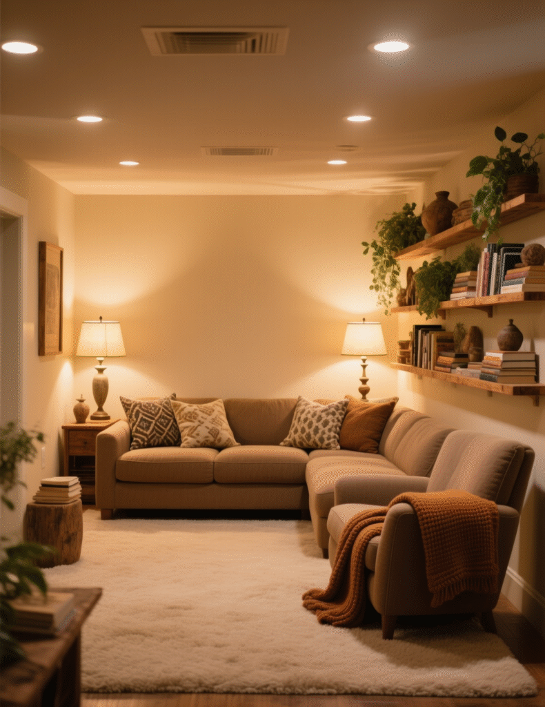 20+ Cozy Basement Ideas for the Perfect Family Space
