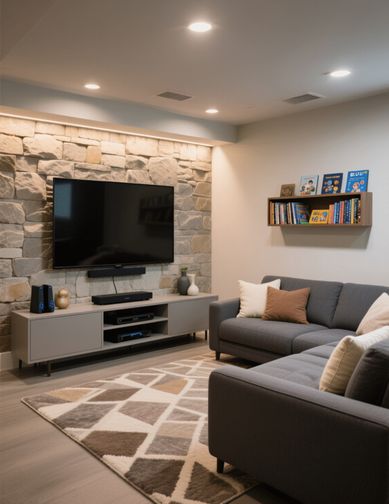 20+ Cozy Basement Ideas for the Perfect Family Space