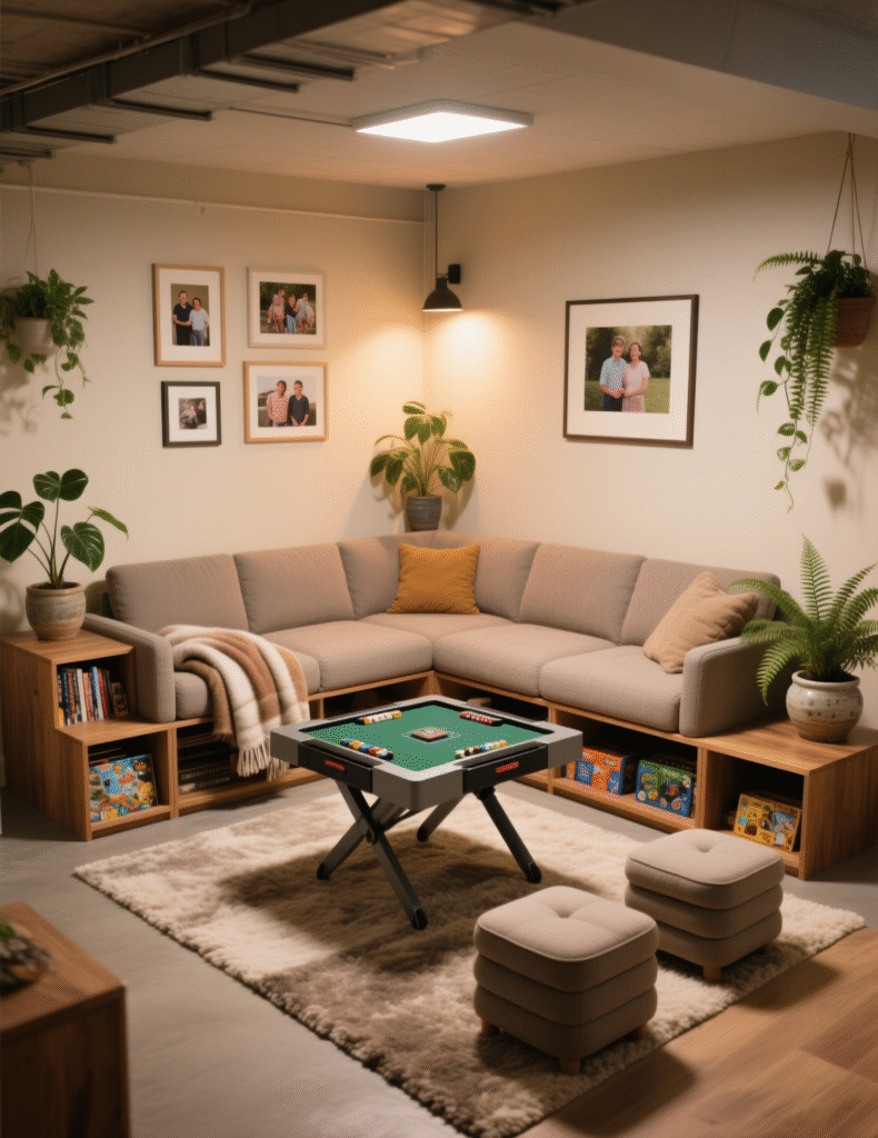 20+ Cozy Basement Ideas for the Perfect Family Space