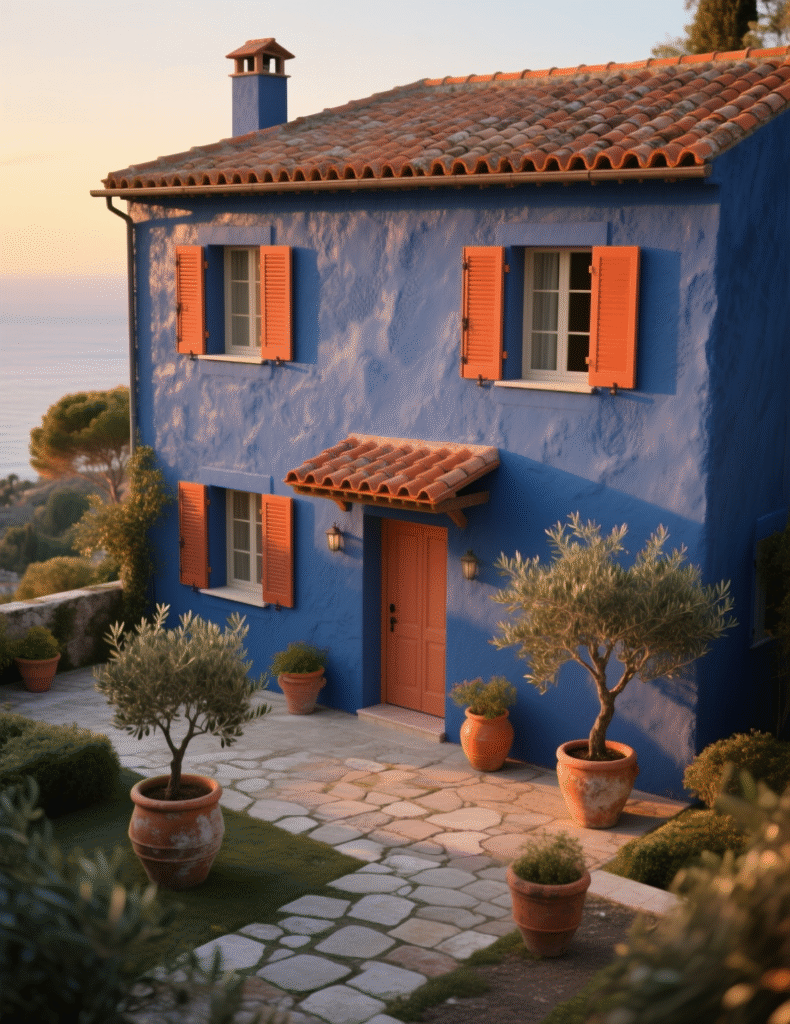 20+ Eye-Catching Dark Blue House Exterior Ideas