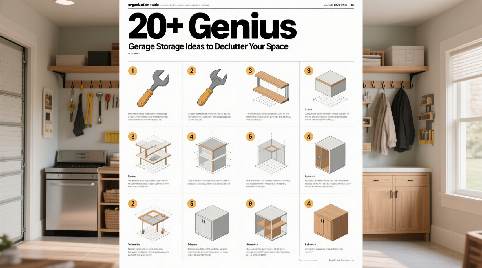 20+ Genius Garage Storage Ideas to Declutter Your Space