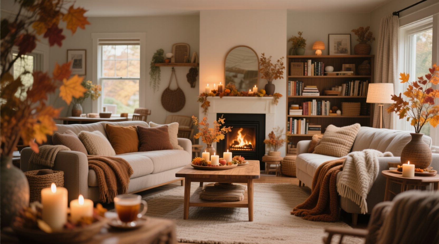 20+ How to Create a Hygge Living Room This Autumn
