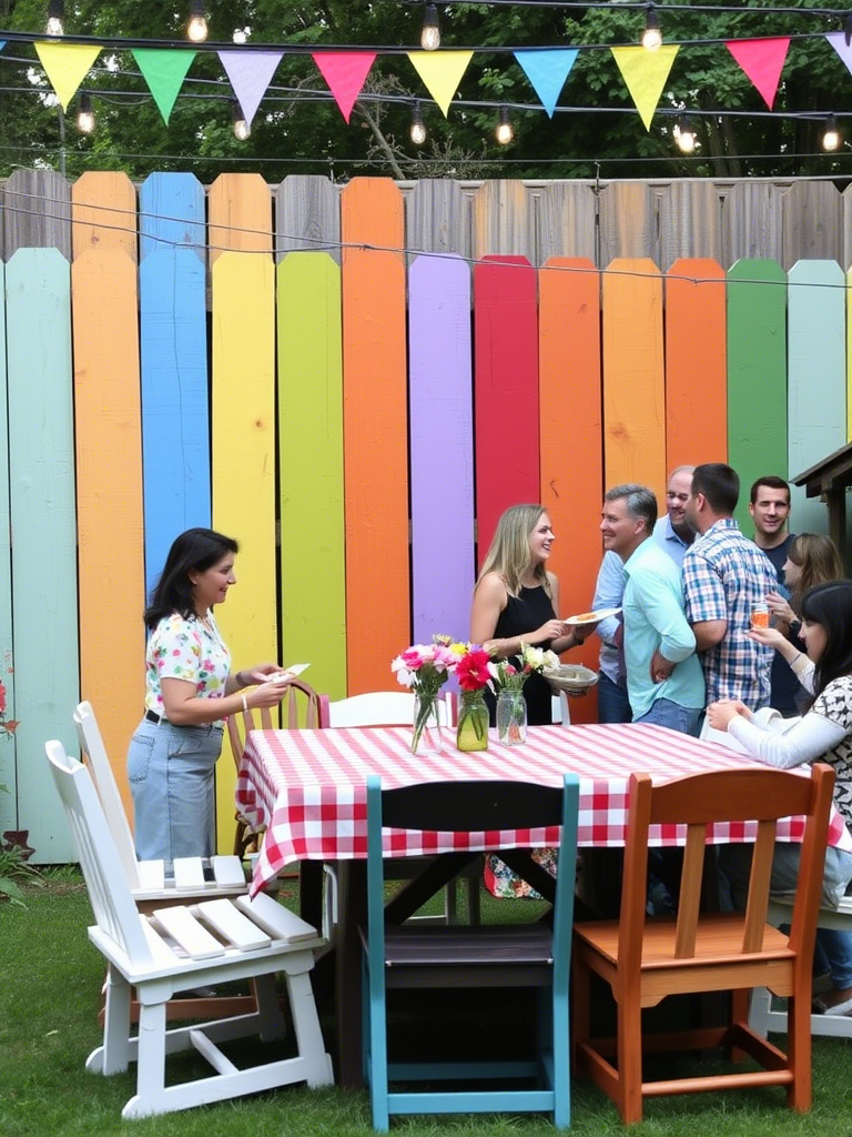 20+ Vibrant Colored Fence Ideas to Transform Your Yard