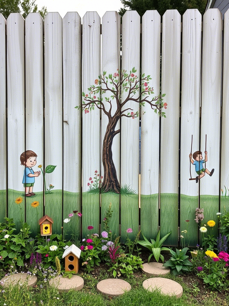 20+ Vibrant Colored Fence Ideas to Transform Your Yard