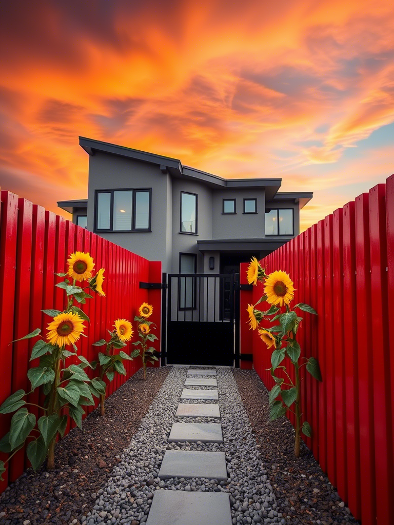20+ Vibrant Colored Fence Ideas to Transform Your Yard
